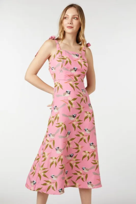 Fairy Wren Midi Dress sold by Princess Highway