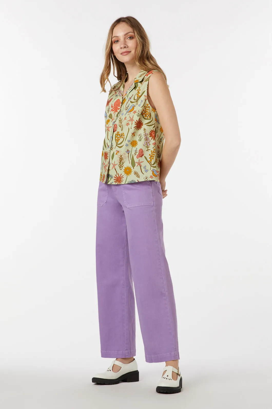 Native Fauna Sleeveless Blouse sold by Princess Highway product image thumbnail 3