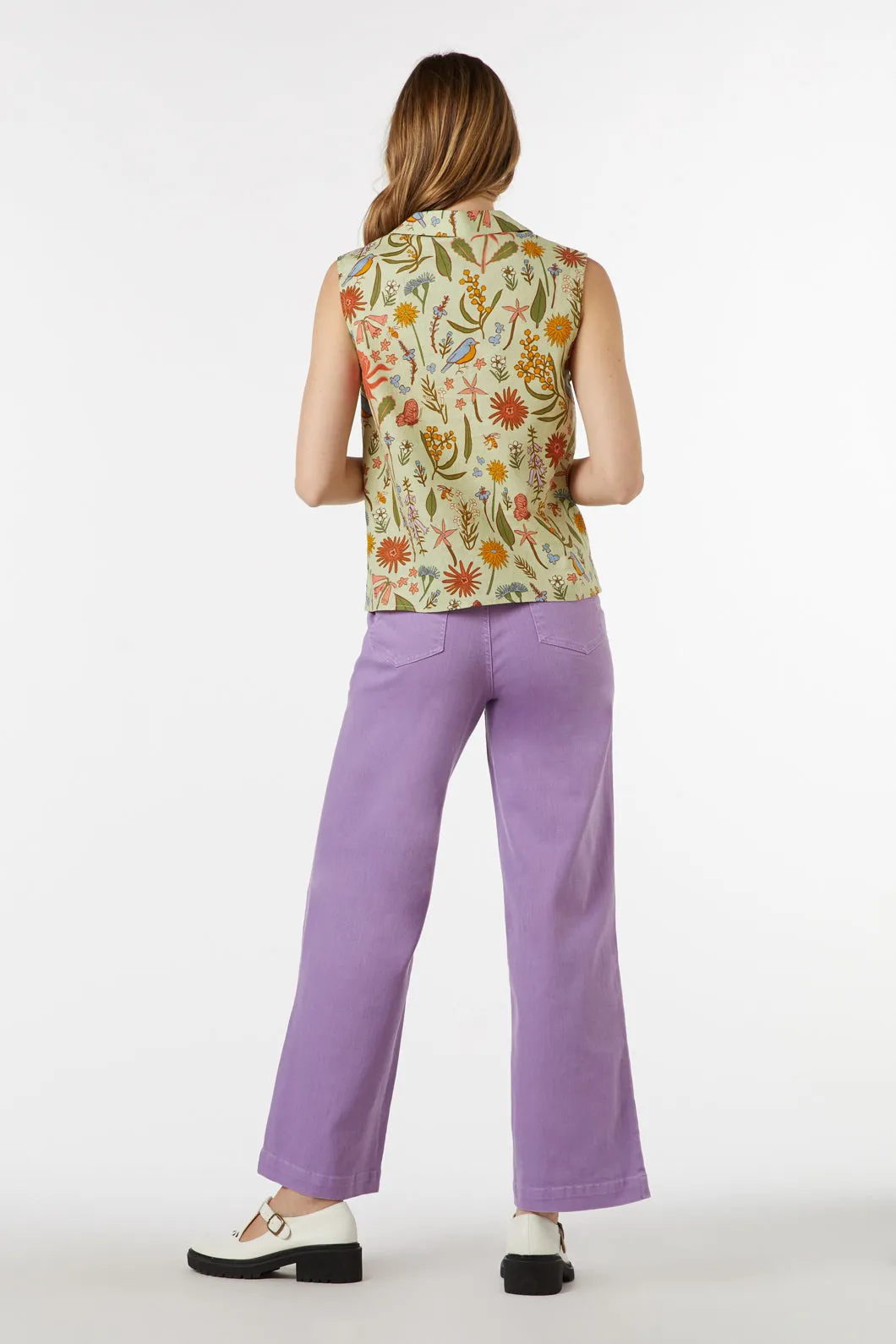 Native Fauna Sleeveless Blouse sold by Princess Highway product image thumbnail 4