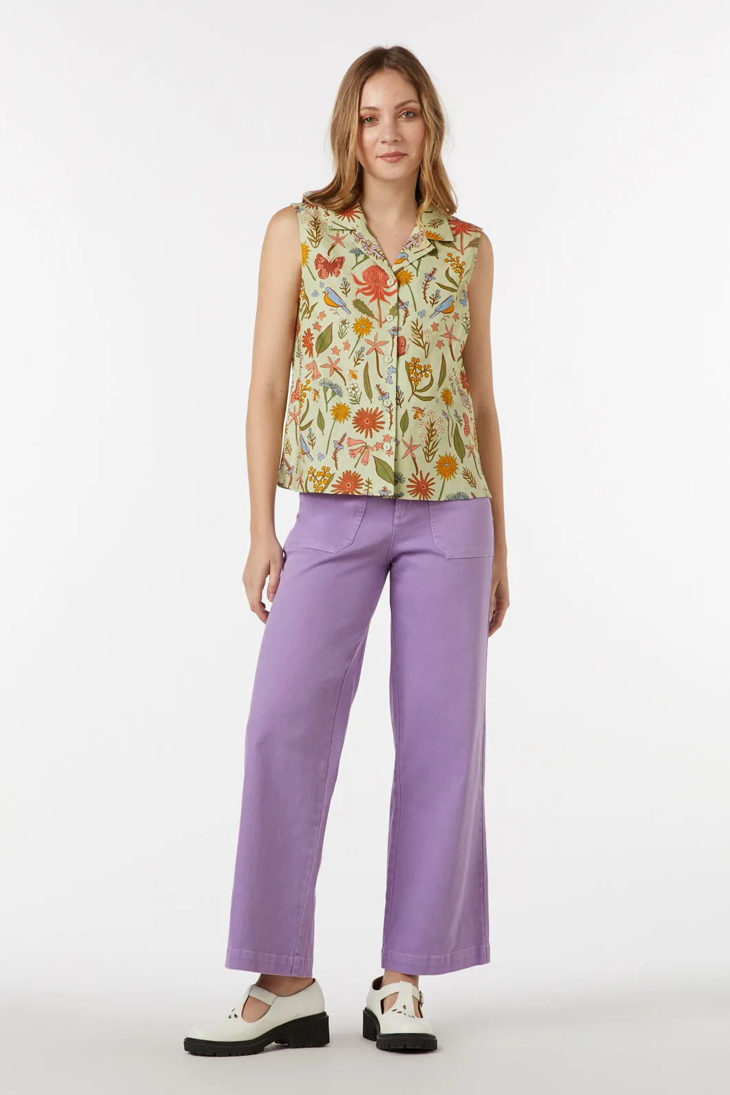 Native Fauna Sleeveless Blouse sold by Princess Highway product image thumbnail 2