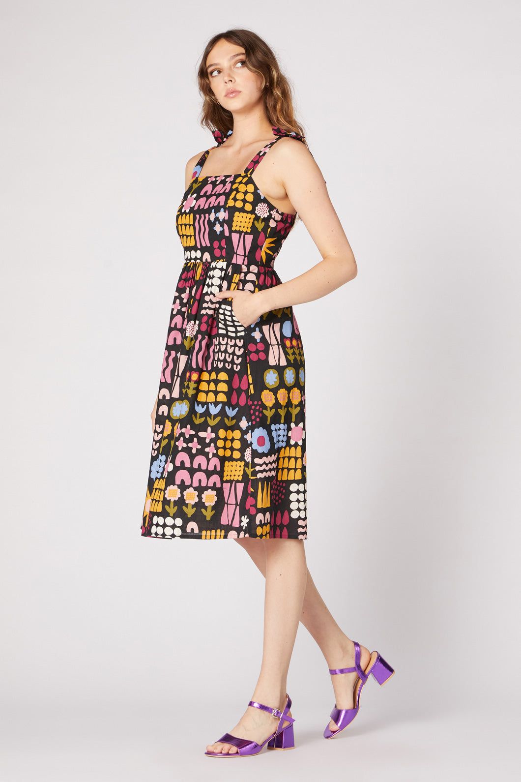 Elsie Patchwork Sun Dress sold by Princess Highway product image thumbnail 3
