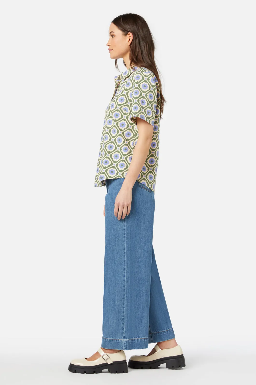 Flower Tile Shirt sold by Princess Highway product image thumbnail 4