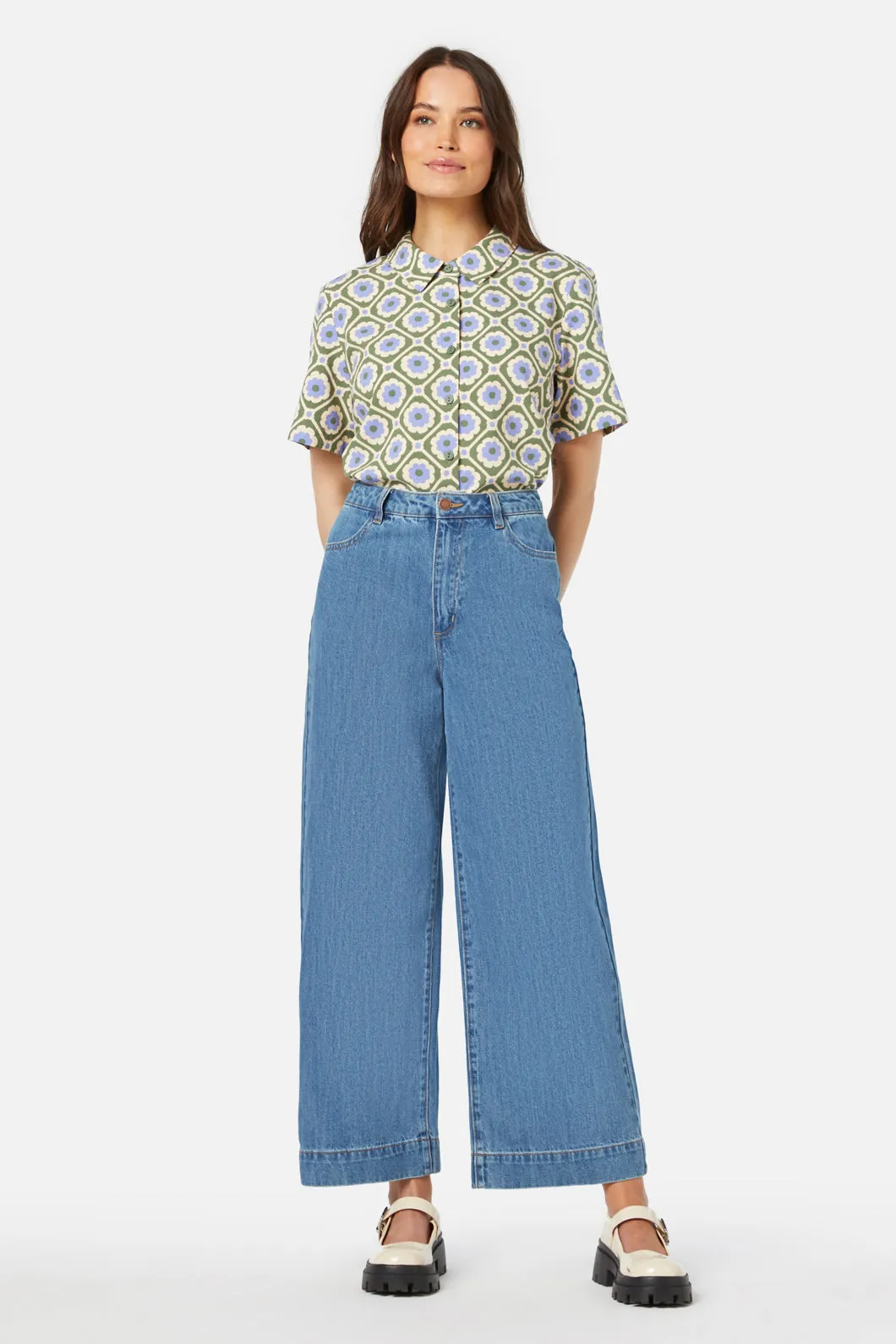 Flower Tile Shirt sold by Princess Highway product image thumbnail 3