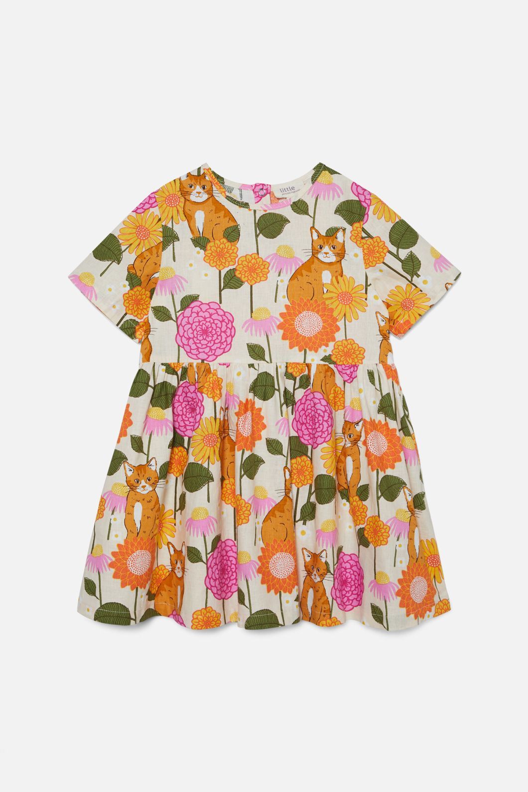 Meadow Cat Kids Dress sold by Princess Highway