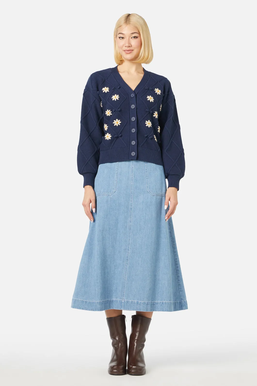 Flannel Flower Emb Cardi sold by Princess Highway product image thumbnail 2