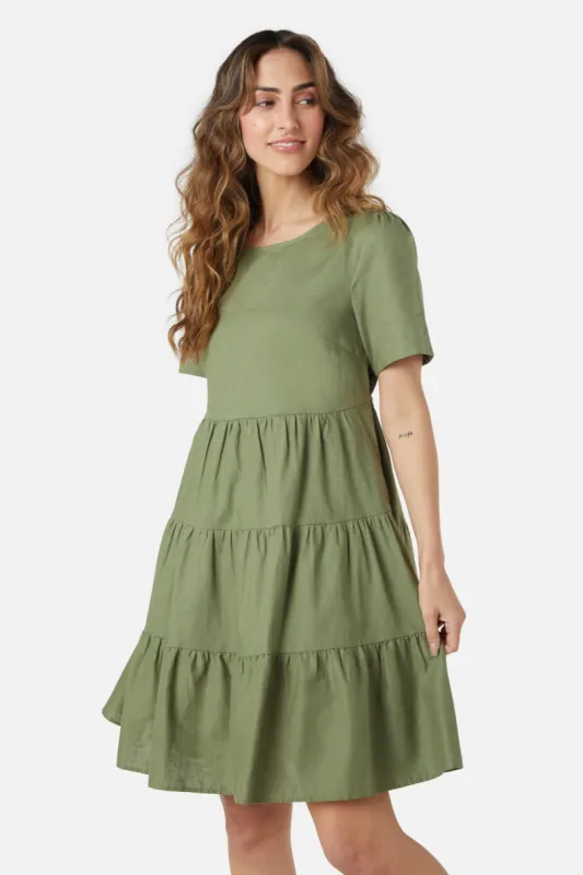 Jade Smock Dress sold by Princess Highway