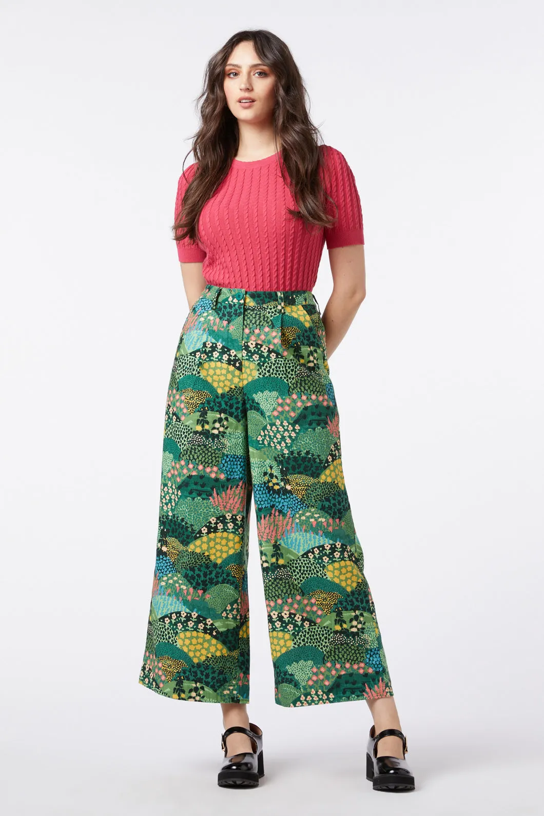 Patchwork Landscape Culotte sold by Princess Highway