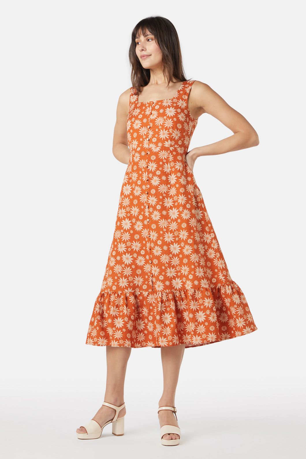 Bree Ditsy Midi Dress sold by Princess Highway