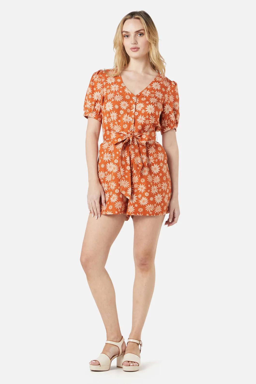 Bree Ditsy Playsuit sold by Princess Highway