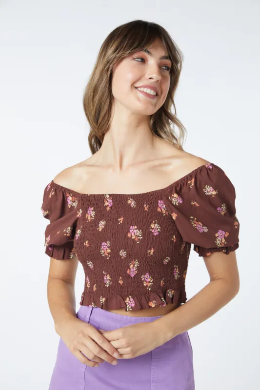 Ziva Floral Top sold by Princess Highway