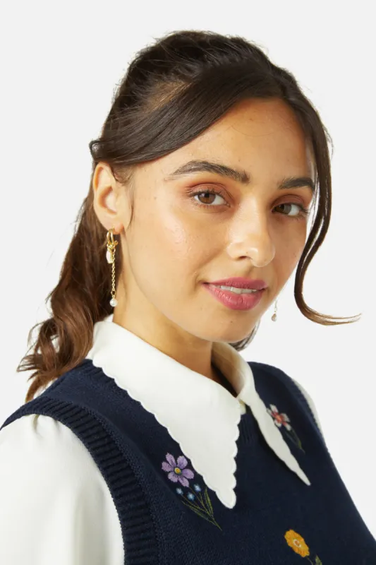 Tulip Pearl Earrings sold by Princess Highway