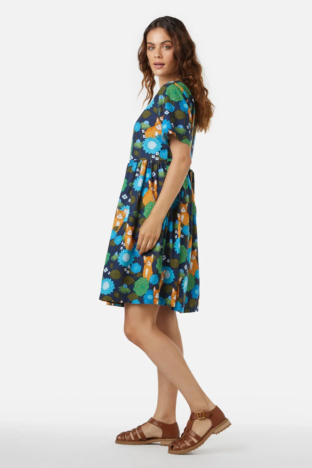 Cute Cat Smock Dress sold by Princess Highway product image thumbnail 4