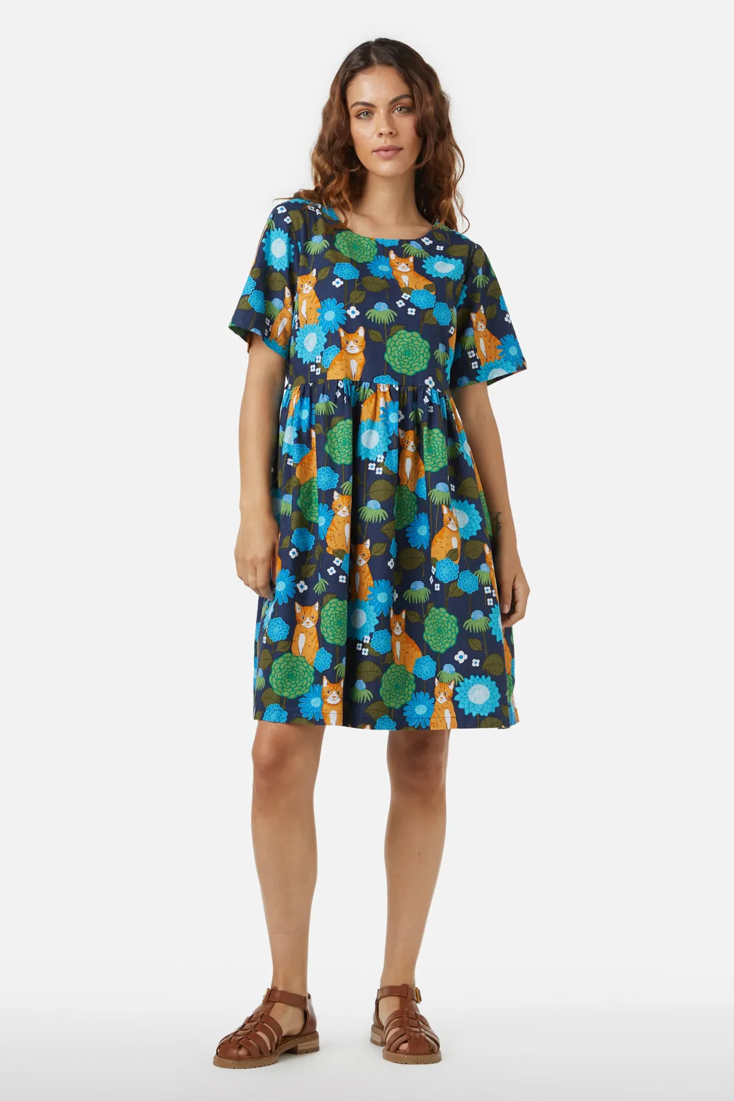 Cute Cat Smock Dress sold by Princess Highway