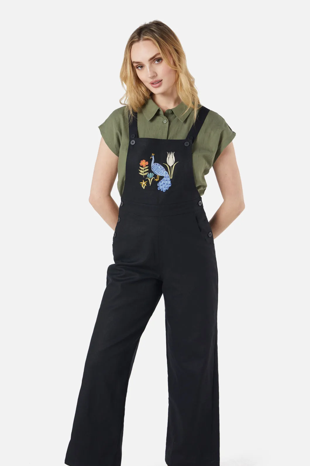 Peacock Emb Overalls sold by Princess Highway product image thumbnail 2