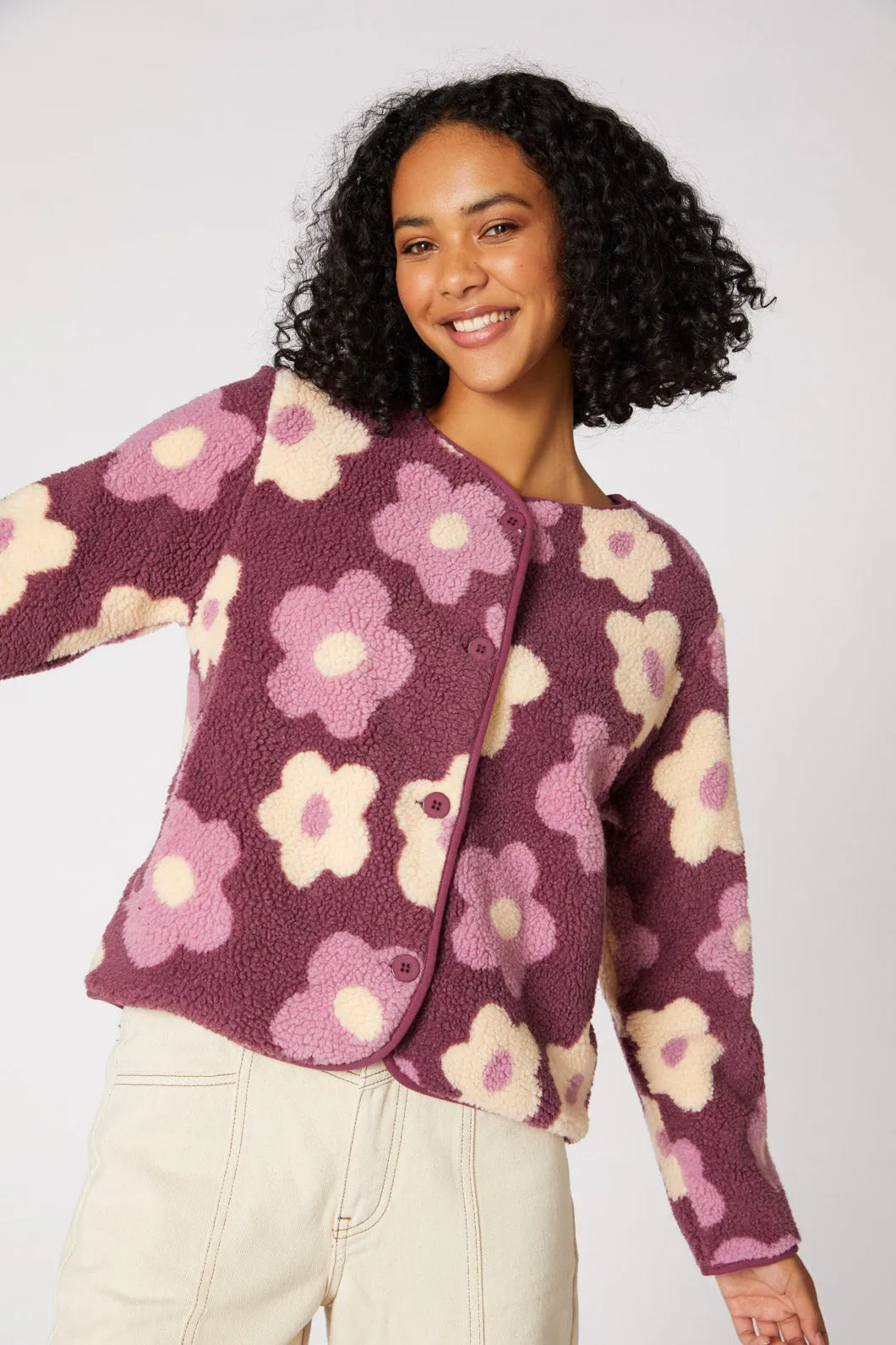 Daisy Sherpa Jacket sold by Princess Highway