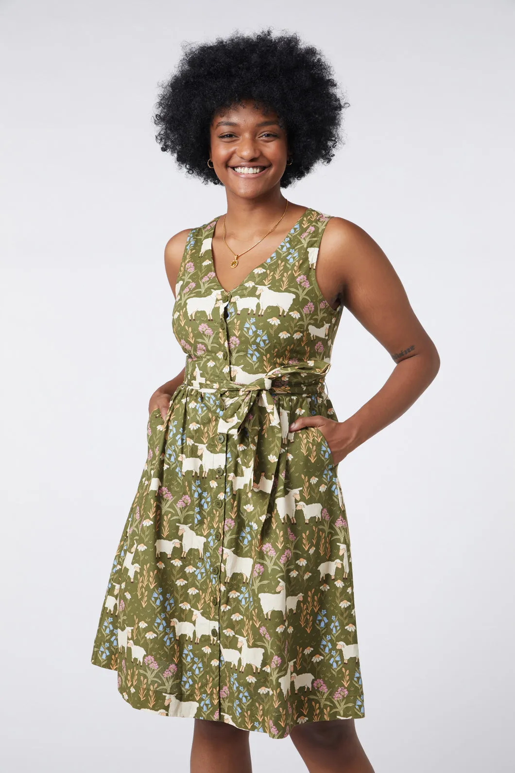 Sheep And Flora Dress sold by Princess Highway
