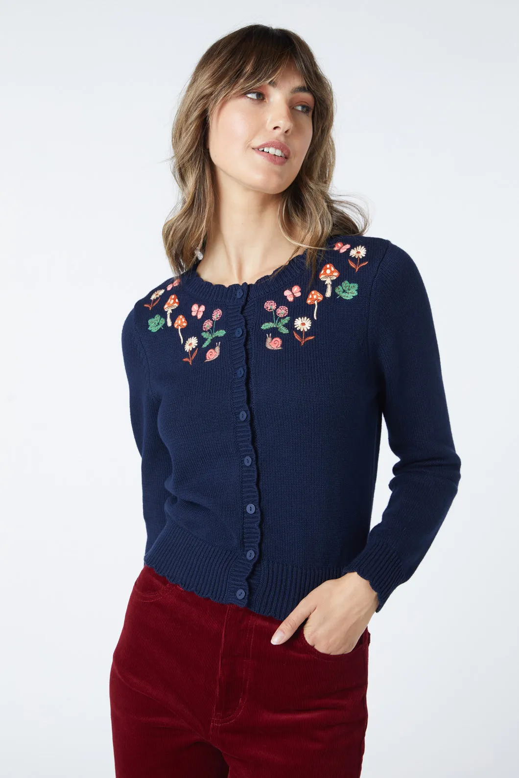 Wonderland Embroidered Cardi sold by Princess Highway