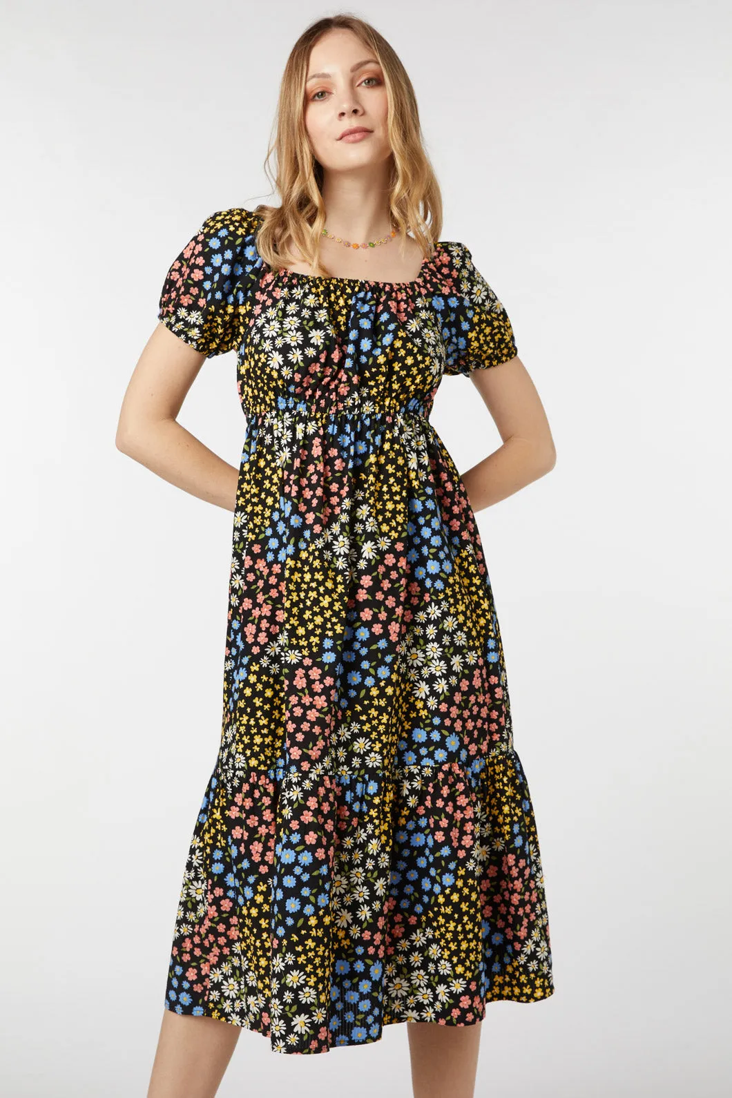 Wendy Floral Midi Dress sold by Princess Highway