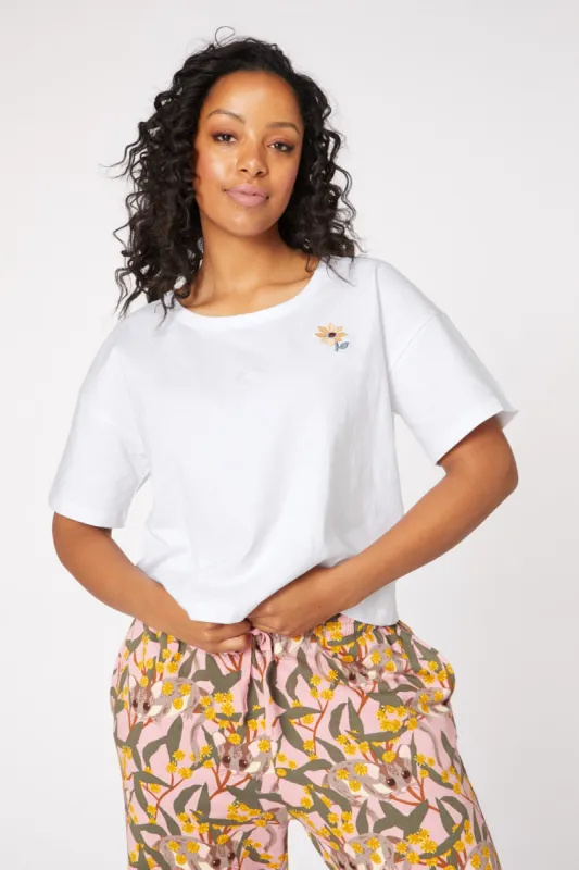 Natalie Emb T Shirt sold by Princess Highway