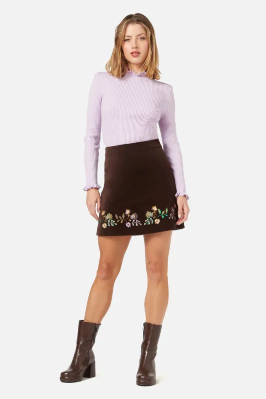 Cindy Velvet Skirt sold by Princess Highway
