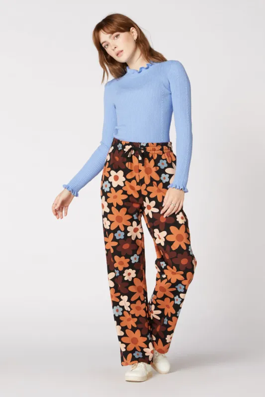 60S Daisy Floral Straight Leg Pant sold by Princess Highway