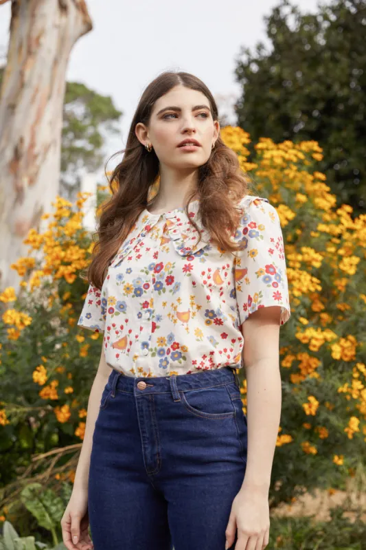 Cute Chickens Blouse sold by Princess Highway