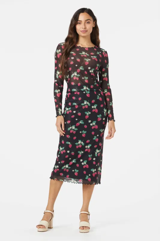 Strawberry Mesh Skirt sold by Princess Highway