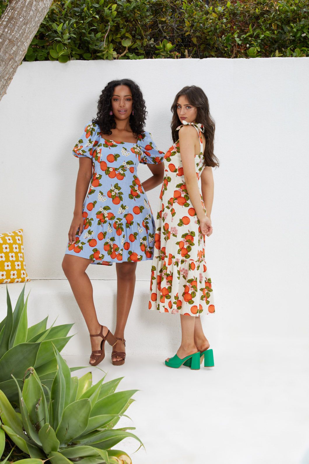 Orange Toile Mini Dress sold by Princess Highway