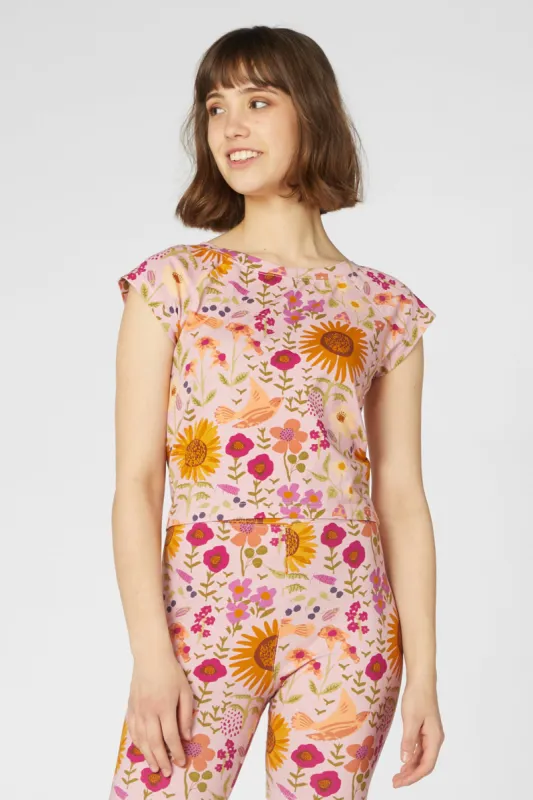 Wild Garden Crop Top sold by Princess Highway