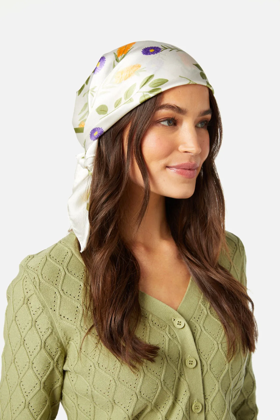 Bottle Brush Satin Scarf sold by Princess Highway