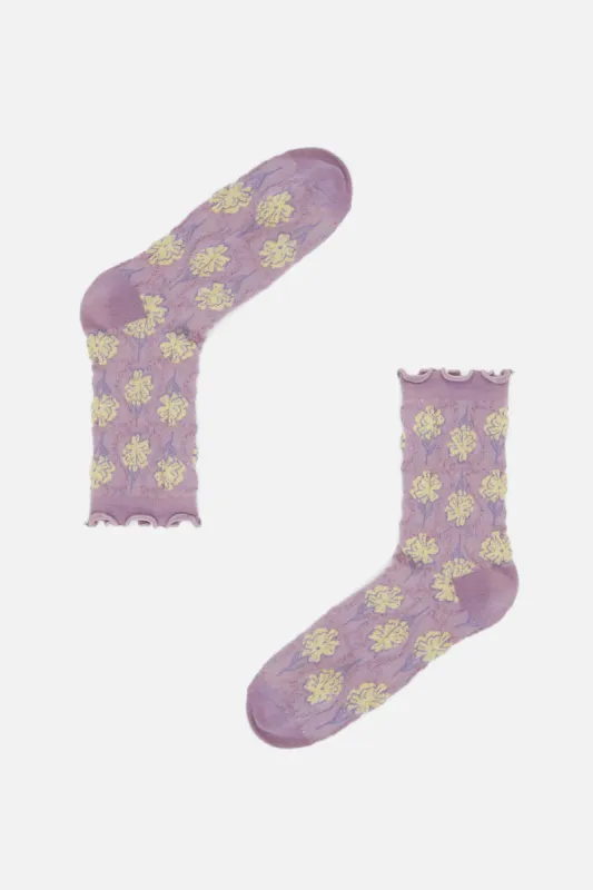 Lilac Pretty Socks sold by Princess Highway