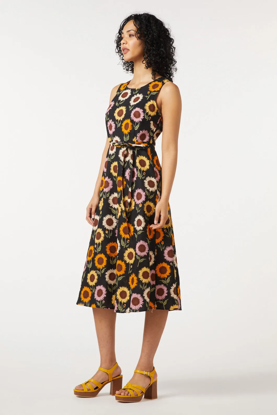Sunflower Midi Dress sold by Princess Highway product image thumbnail 4