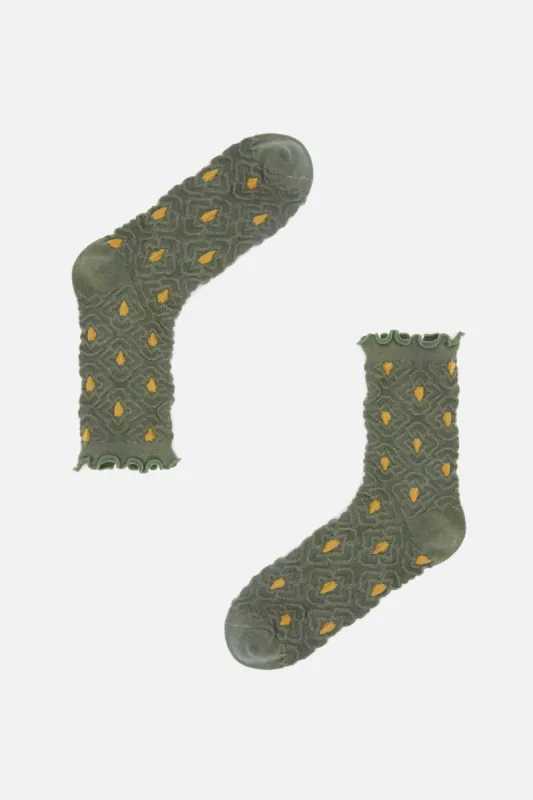 Green Pretty Socks sold by Princess Highway
