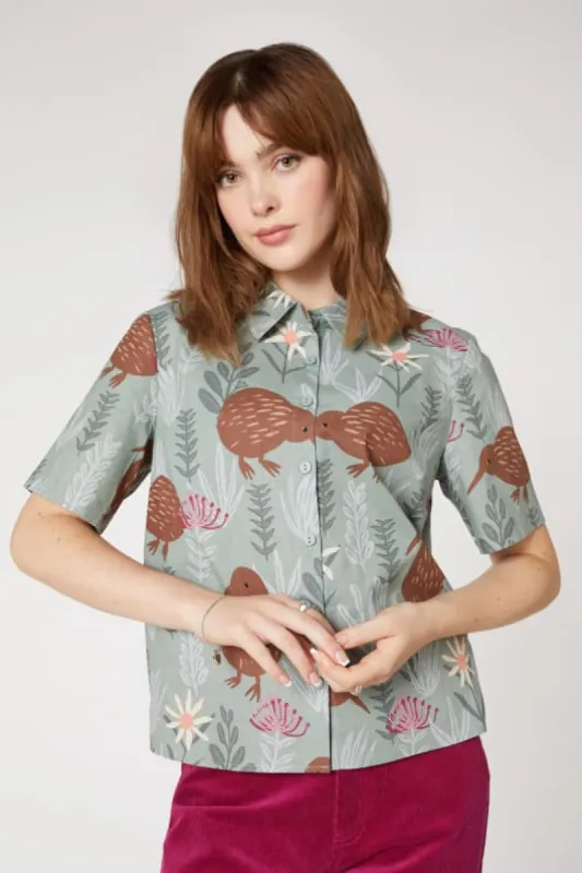 Crafty Kiwi Blouse sold by Princess Highway