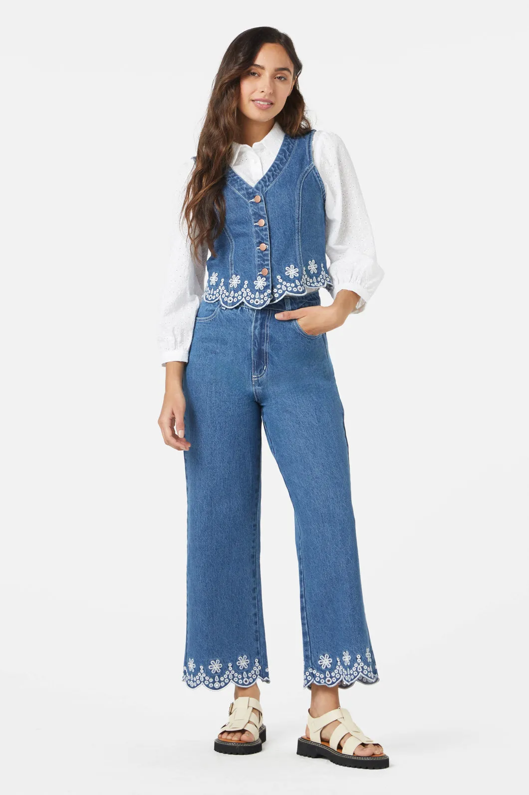 Suzie Scallop Jean sold by Princess Highway