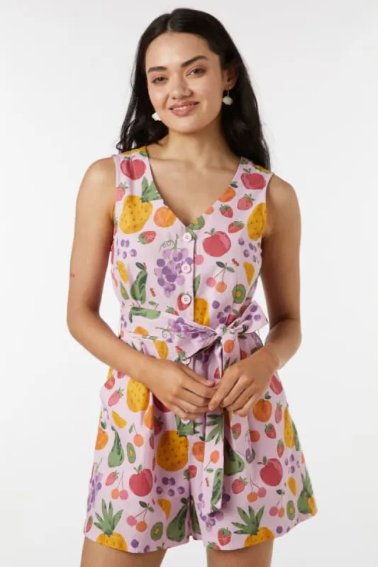 Summer Fruits Playsuit sold by Princess Highway