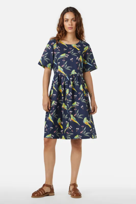 Parrot Smock Dress sold by Princess Highway