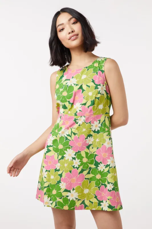 Edie Floral Mini Shift Dress sold by Princess Highway