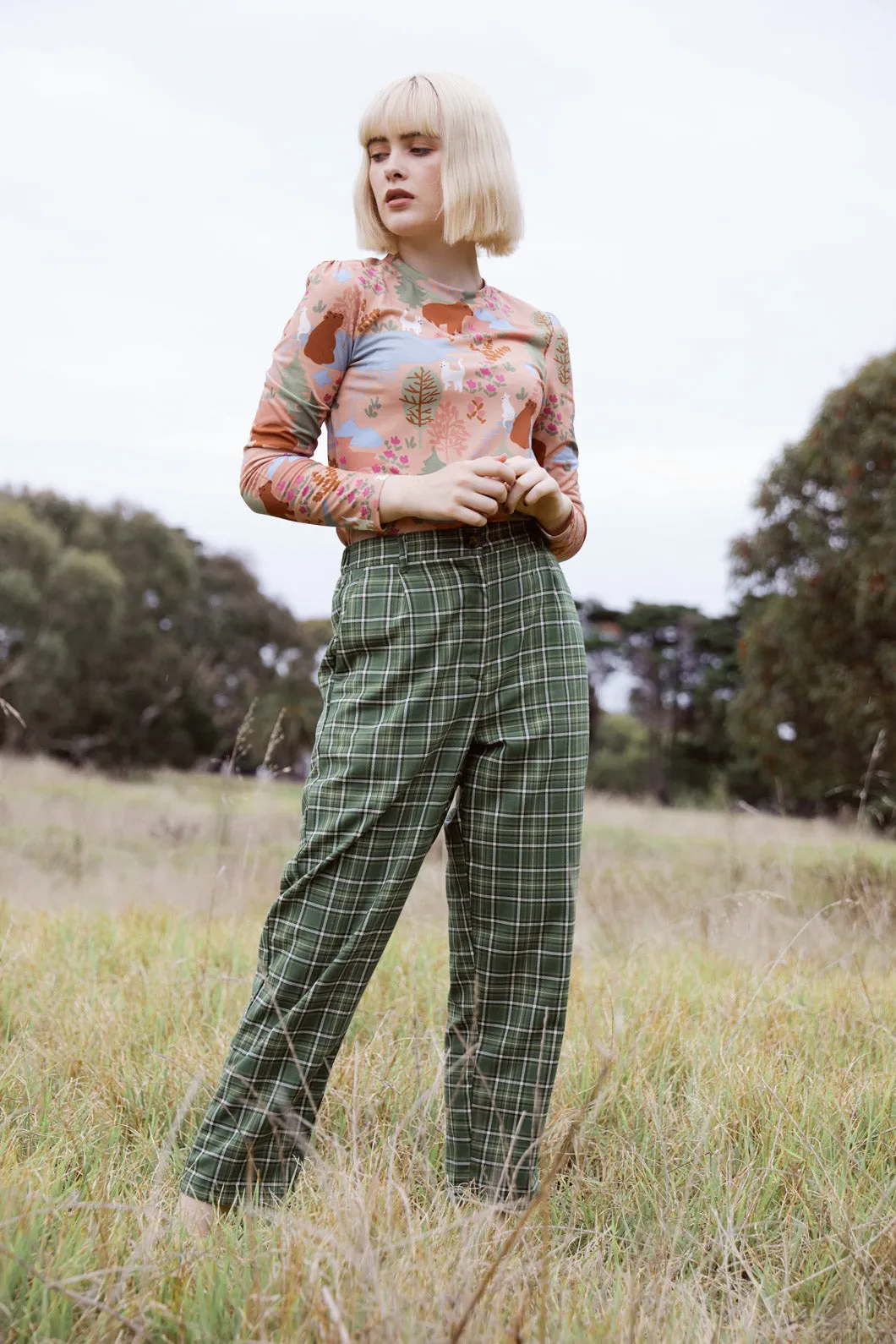 Billy Check Pant sold by Princess Highway