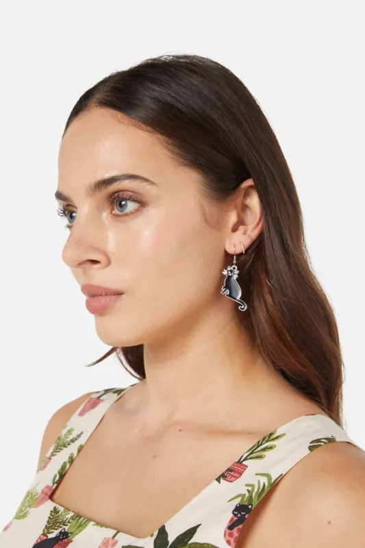 Cat Earrings made by Princess Highway