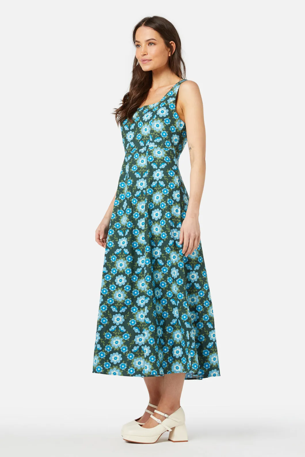 Folk Floral Midi Dress sold by Princess Highway product image thumbnail 3