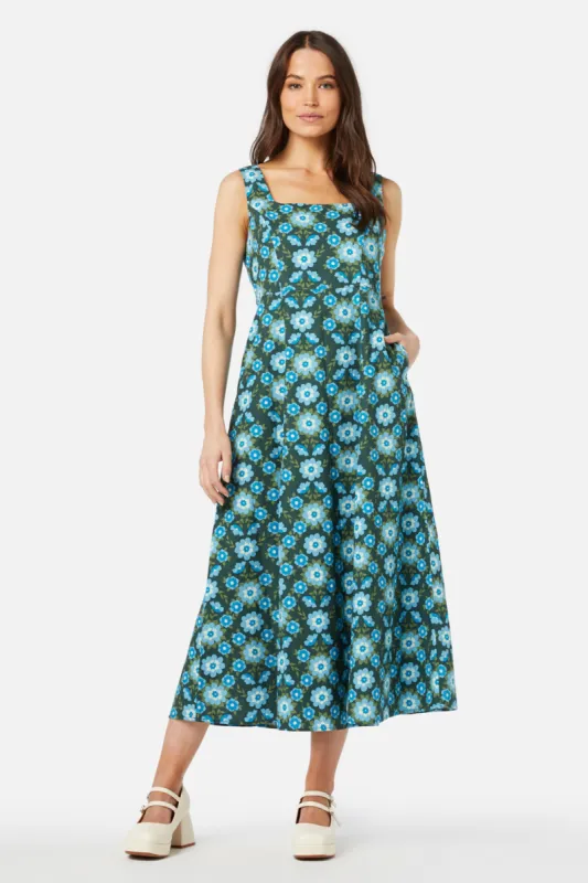 Folk Floral Midi Dress sold by Princess Highway