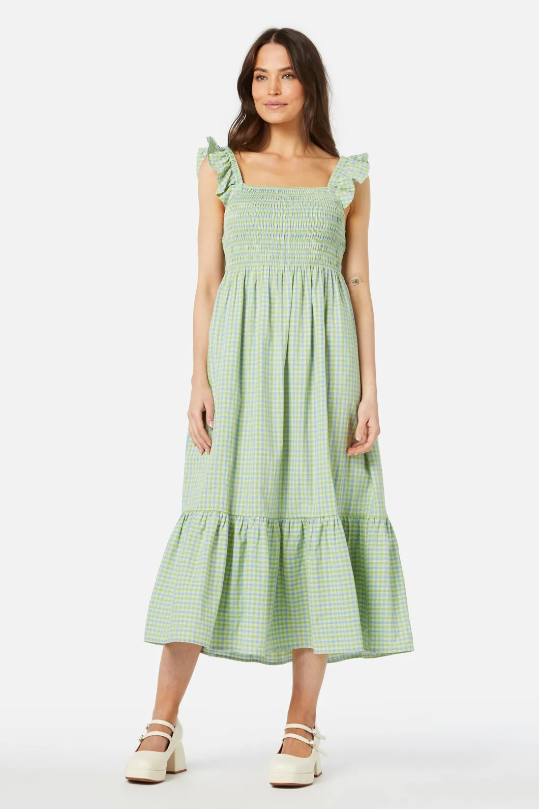 Spring Check Midi Dress sold by Princess Highway product image thumbnail 2