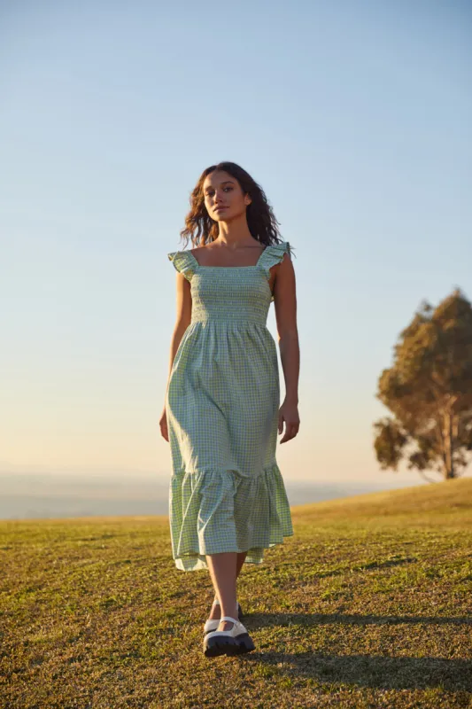 Spring Check Midi Dress sold by Princess Highway