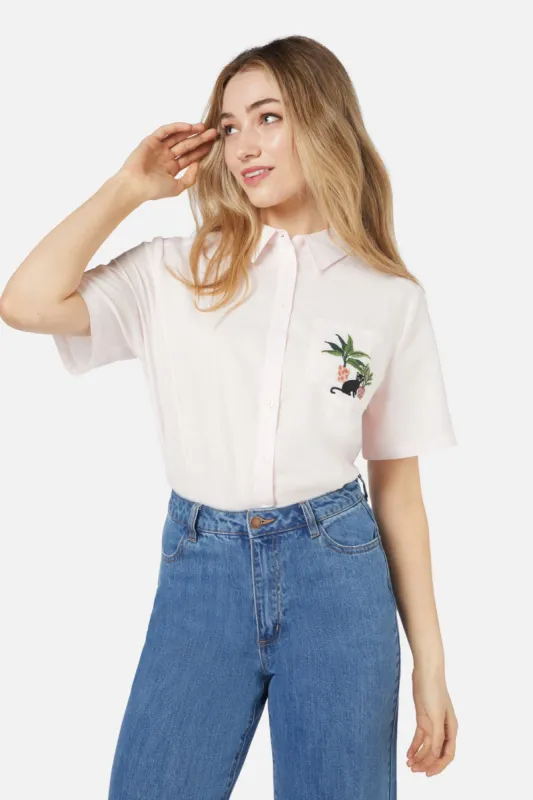 Cat & Plants Shirt sold by Princess Highway