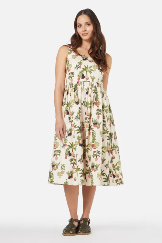 House Cat Midi Dress made by Princess Highway