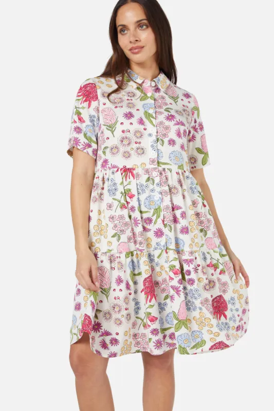 Bouquet Shirt Dress sold by Princess Highway