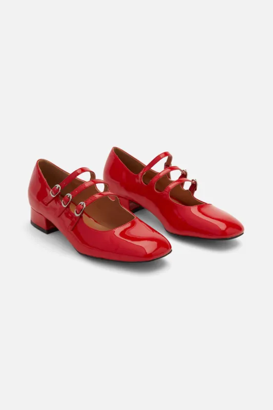 Red Strappy Mary Jane sold by Princess Highway