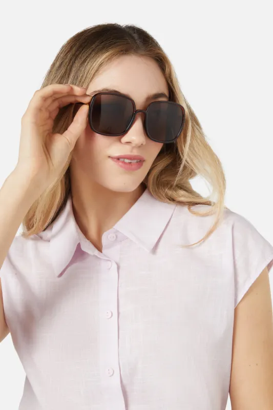 Choc Natasha Sunglasses made by Princess Highway