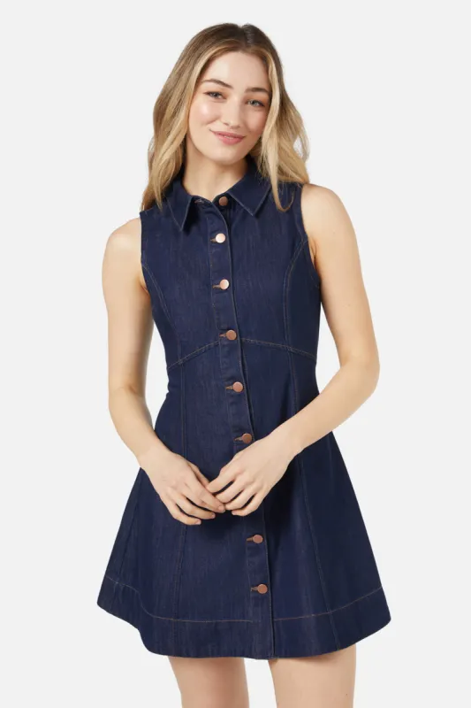 Kelsey Denim Dress sold by Princess Highway